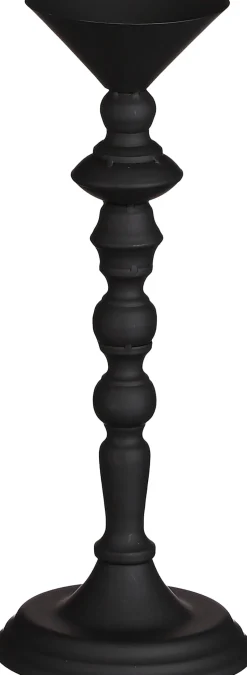 House of Seasons Kerzenständer schwarz D 13,5 H 37,5 cm