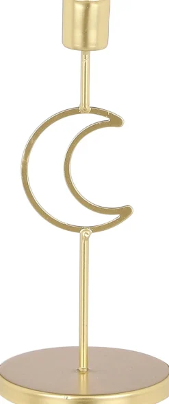 House of Seasons Kerzenständer Halbmond gold 21 x 9 x 9 cm