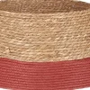 House of Seasons Korb für Weihnachtsbaum rot / braun D 50 H 26 cm