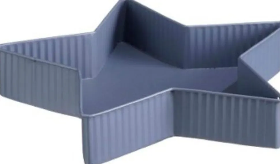 House of Seasons Tablett Stern blau 31 x 31 x 5 cm