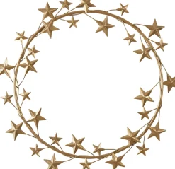 House of Seasons Wanddekoration Stern gold D 57 H 3 cm