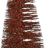 House of Seasons Weihnachtsschmuck Baum mit Clip orange D 5 H 13 cm 6 St.