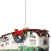 House of Seasons Weihnachtsbaumschmuck Carvan silber 5,5 x 12,5 x 7,5 cm