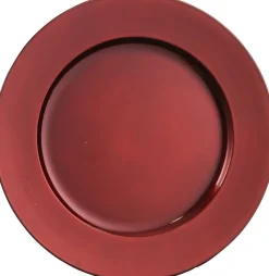 House of Seasons Weihnachtsteller Mila D 33 cm rot