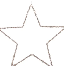 House of Seasons Weihnachtsbaumschmuck Stern creme D 40 cm