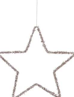 House of Seasons Weihnachtsbaumschmuck Stern creme D 25 cm