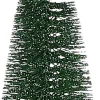 House of Seasons Weihnachtsschmuck Baum mit Clip grün D 5 H 13 cm 6 St.