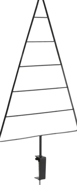 House of Seasons Weihnachtsdeko Tischklemme Weihnachtsbaum schwarz 40 x 5 x 85 cm