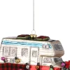 House of Seasons Weihnachtsbaumschmuck Camper silber 6,5 x 15 x 9 cm