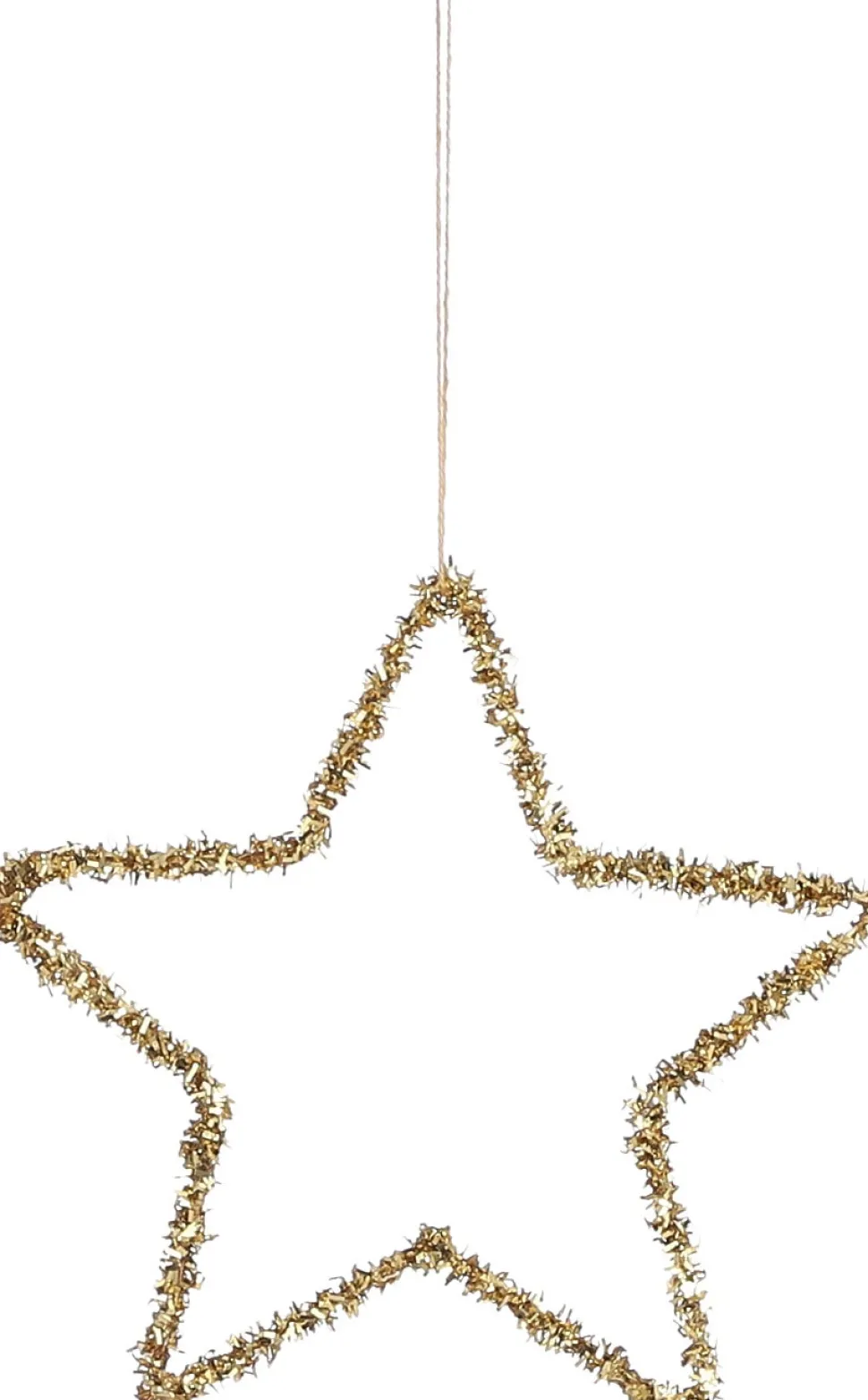 House of Seasons Weihnachtsanhänger Stern gold D 15 cm