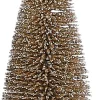 House of Seasons Weihnachtsschmuck Baum mit Clip gold D 5 H 13 cm 6 St.
