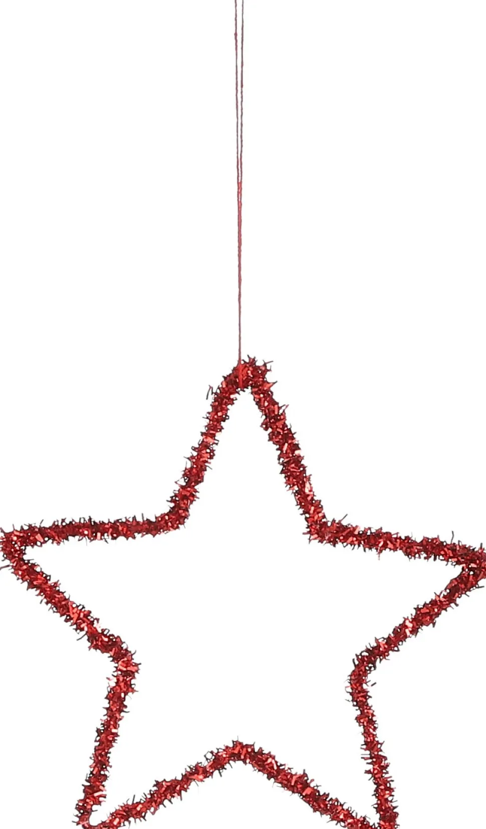 House of Seasons Weihnachtsanhänger Stern rot D 15 cm