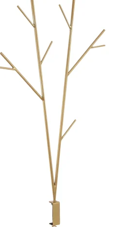 House of Seasons Weihnachtsdeko Tischklemme Baum gold 52 x 3,5 x 97 cm