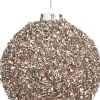 House of Seasons Weihnachtskugel champagner D 10 cm