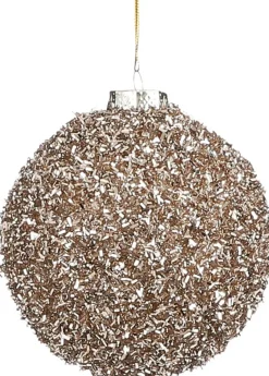 House of Seasons Weihnachtskugel champagner D 10 cm