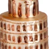 House of Seasons Weihnachtsbaumschmuck Turm von Pisa braun D 4,5 H 12 cm
