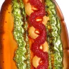 House of Seasons Weihnachtsbaumschmuck Hotdog gold 7 x 5,5 x 15,5 cm