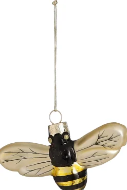 House of Seasons Weihnachtsbaumschmuck Biene gelb 8,5 x 2 x 4,5 cm