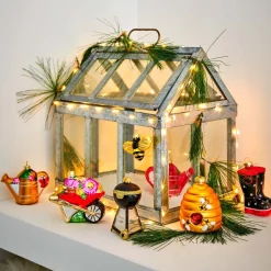 House of Seasons Weihnachtsbaumschmuck Biene gelb 8,5 x 2 x 4,5 cm