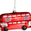 House of Seasons Weihnachtsbaumschmuck Bus rot 10,5 x 4 x 7 cm