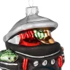 House of Seasons Weihnachtsbaumschmuck Grill schwarz 9 x 5,5 x 12,5 cm
