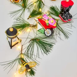 House of Seasons Weihnachtsbaumschmuck Grill schwarz 6,5 x 6 x 11 cm