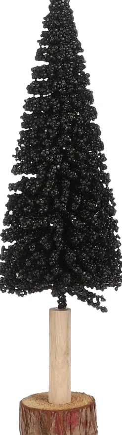 House of Seasons Weihnachtsdeko Baum Bella schwarz D 11 H 40 cm