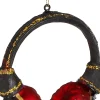 House of Seasons Weihnachtsbaumschmuck Kopfhörer rot 9,5 x 5 x 11 cm
