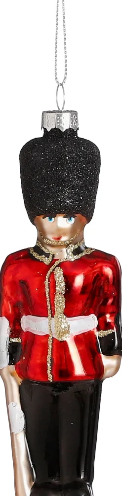 House of Seasons Weihnachtsbaumschmuck Royal Guard rot 4,5 x 2,5 x 14,5 cm