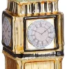 House of Seasons Weihnachtsbaumschmuck Big Ben gold 4,5 x 4,5 x 15 cm