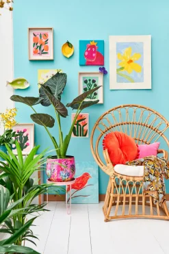 In the Mood Collection Dekokissen PomPom rot D 40 H 12 cm