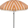 In the Mood Collection Sonnenschirm Rissy braun weiße Streifen 30+UV D 220 cm