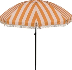 In the Mood Collection Sonnenschirm Rissy braun weiße Streifen 30+UV D 220 cm