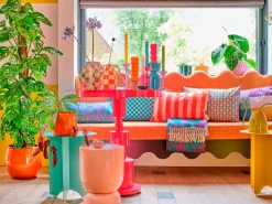 In the Mood Dekokissen Clair rosa / orange 55 x 35 cm