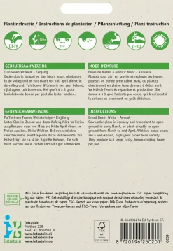 Intratuin Ackerbohne (Vicia faba 'Witkiem') Samen