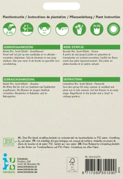 Intratuin Akelei (Aquilegia coerulea 'Mrs Scott Elliot') Blumensamen