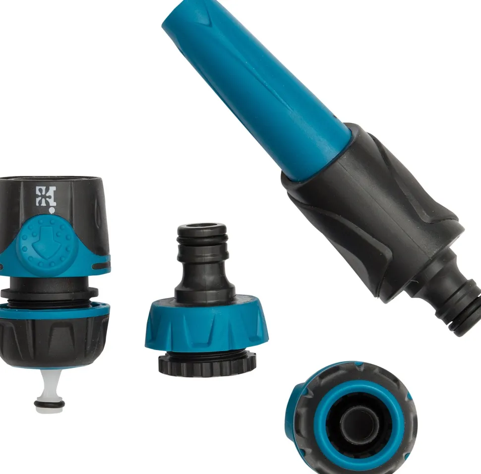 Intratuin Anschluss-Set 4-teilig schwarz/blau