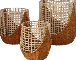 Intratuin Aufbewahrungskorb Mel natur / braun D 28 H 30 cm