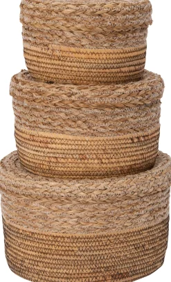 Intratuin Aufbewahrungskorb Vijs natur D 18 H 13 cm