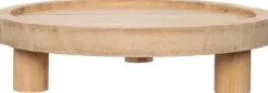 Intratuin Beistelltisch / Pflanzenhocker Holz D 32 cm H 8 cm