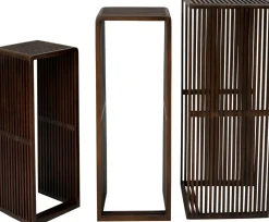 Intratuin Beistelltisch Eza braun 25 x 25 x 70 cm