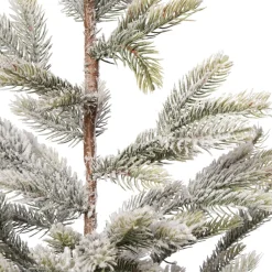 Intratuin Beschneiter künstlicher Weihnachtsbaum mit Jute-Fuß D 50 H 120 cm