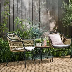 Intratuin Bistro-Set Lunde Stahl anthrazit