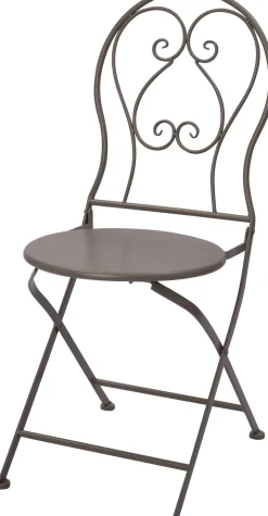 Intratuin Bistrostuhl Jules grau 38 x 49 x 90 cm