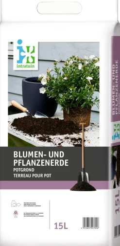 Intratuin Blumen- und Pflanzenerde 15 l