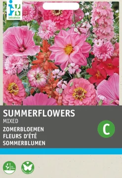 Intratuin Blumensamen-Mischung Sommerblumen rosa-rot