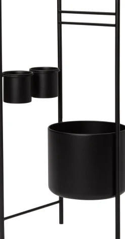 Intratuin Blumenständer Nena schwarz D 28 H 85 cm