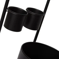 Intratuin Blumenständer Nena schwarz D 28 H 85 cm