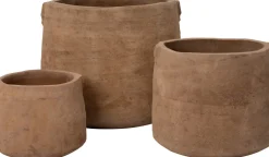 Intratuin Blumentopf Geleen taupe D 49 H 39 cm