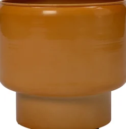 Intratuin Blumentopf mit Fuß Vibrant gelb D 25 H 21 cm